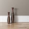 Uniquewise Decorative Conemporary Tall Trumpet Shape Floor Vase, Brown, PK 2 QI004191.2 - alternate 6